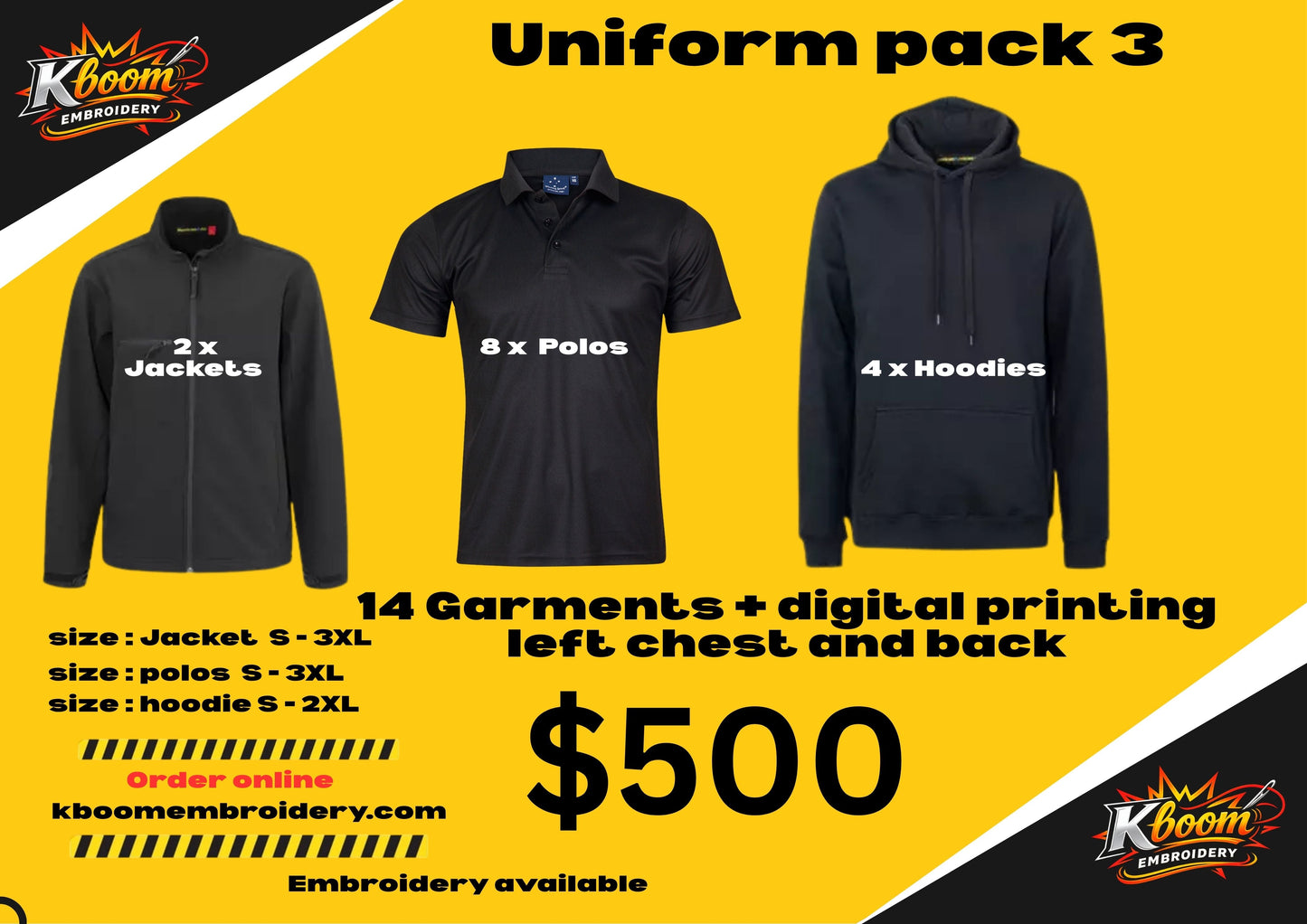 Uniform pack 3