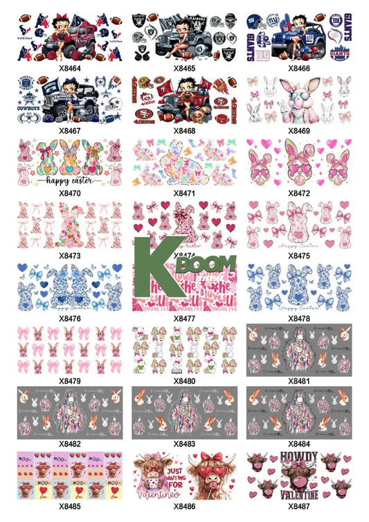 Wholesale UV DTF catalogue 1