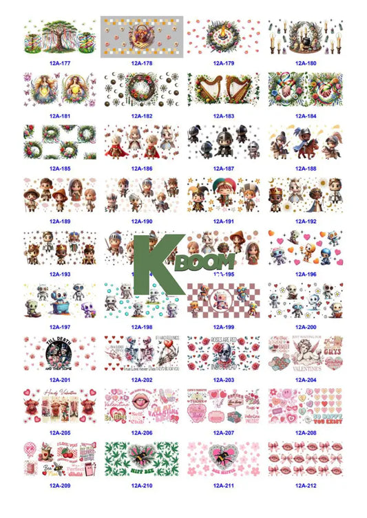 Wholesale UV DTF catalogue 5 61 pages