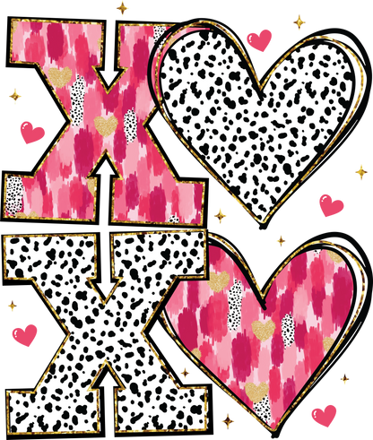 Iron On DTF Transfers For T-Shirt Clothes about 22cm 10 to choice from Valentines