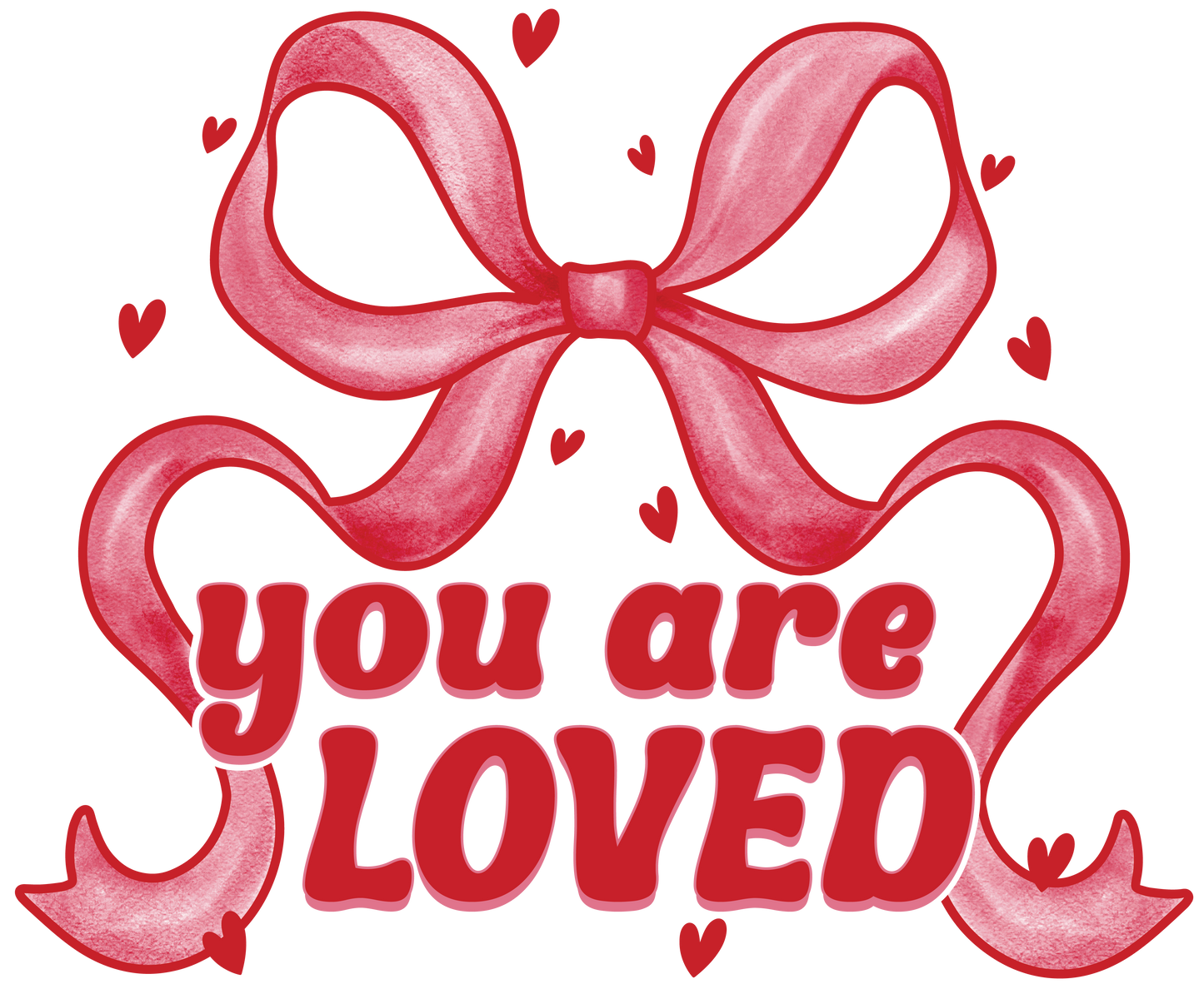 Iron On DTF Transfers For T-Shirt Clothes about 22cm 10 to choice from Valentines